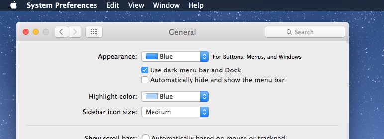 changing mac system font size in mac os mojave